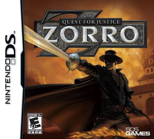 Zorro: Quest for Justice box art for Nintendo DS